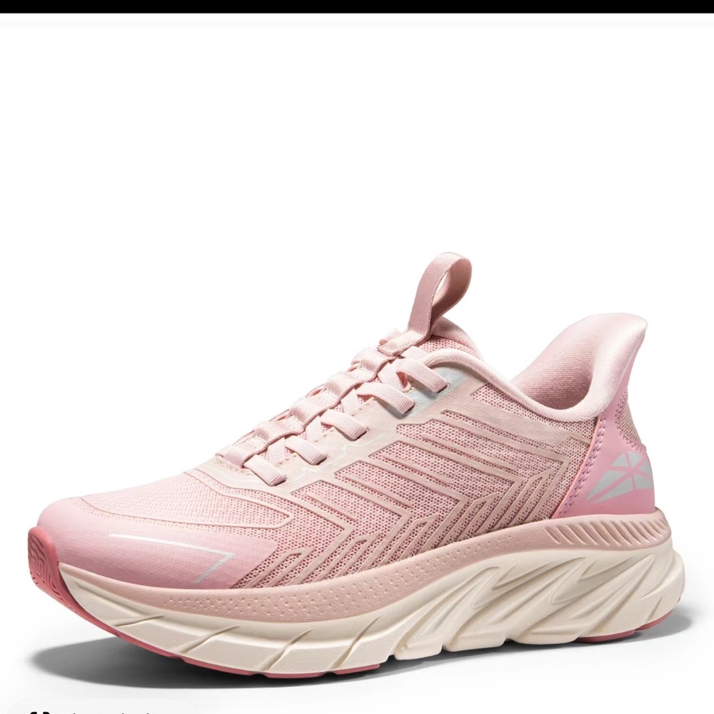 AllSwifit Pink Slip-On Athletic Shoes with Modern Design and Cushion Sole. GUC!